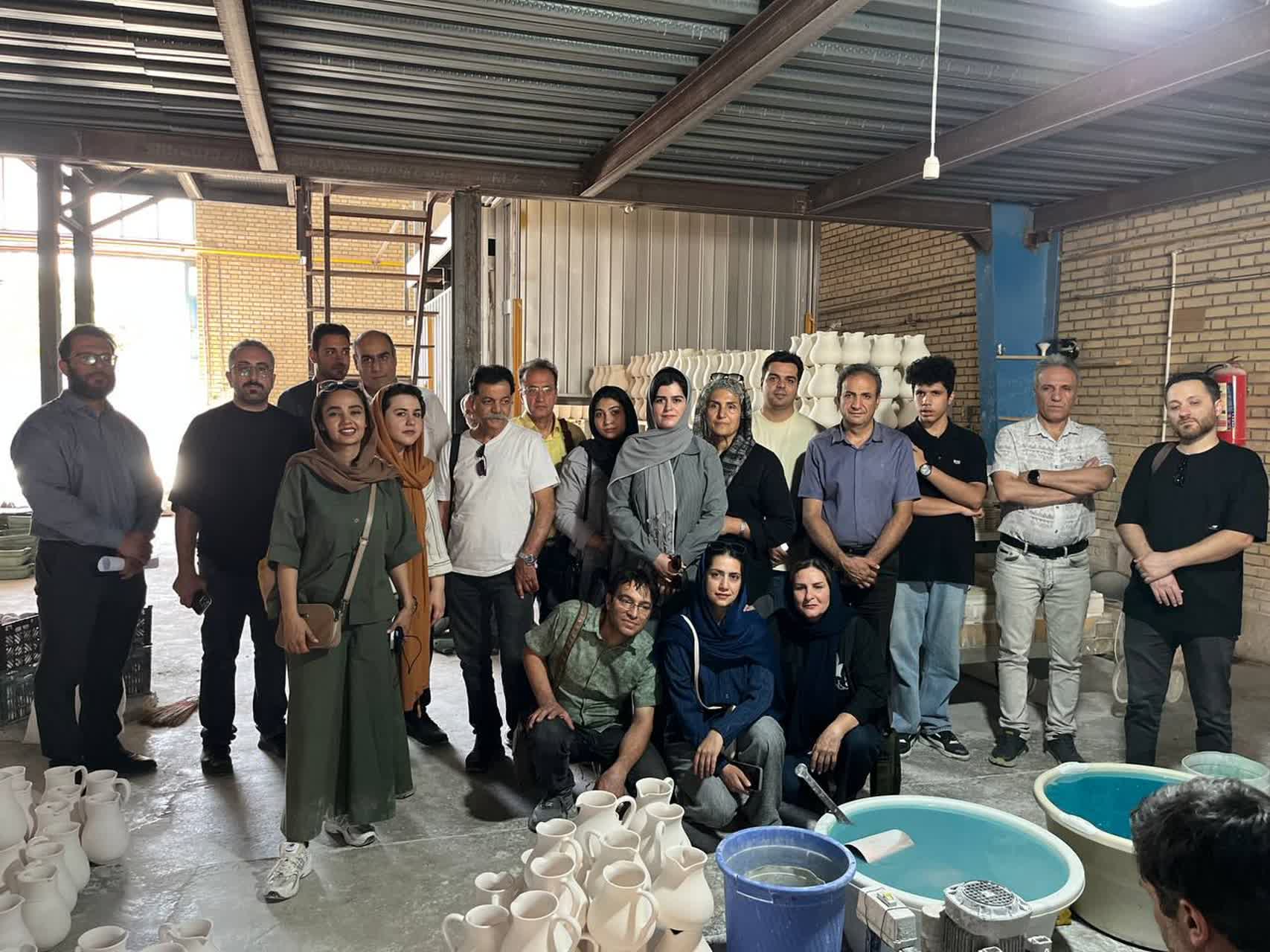 تور بازدید خوشه سفال و سرامیک سمنان از لالجین همدان